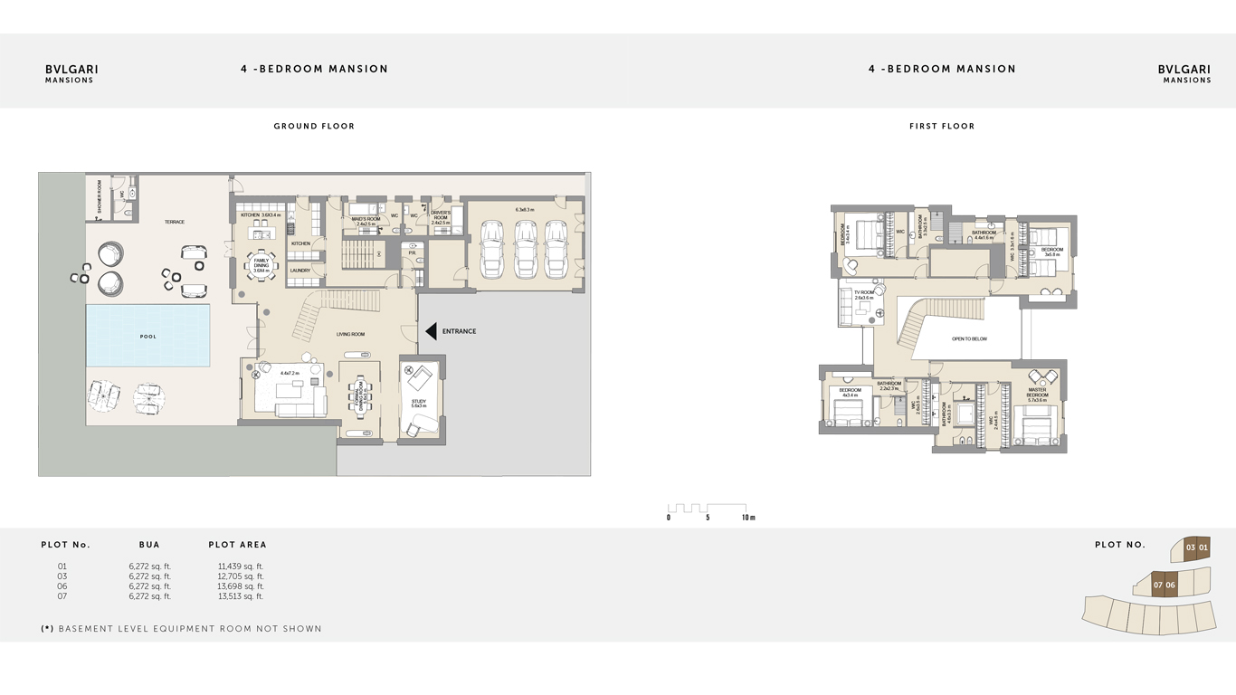 Bvlgari Resort & Residences by Meras at Jumeira Bay - Floor Plan
