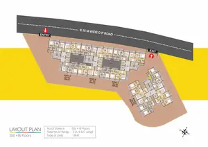 Layout Plan, Stilt + 16 Floors