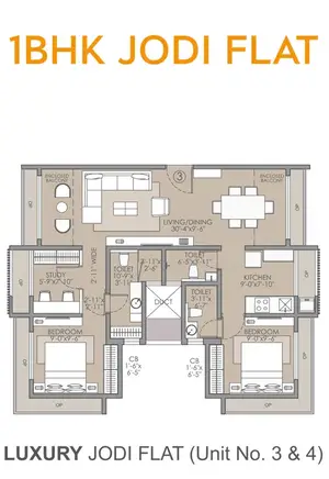 Unit 3 & 4, Luxury Jodi Flat