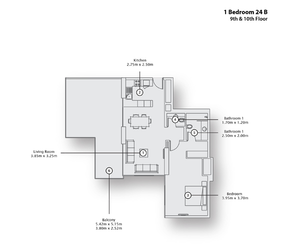 Type 24 B, 9th & 10th Floor
