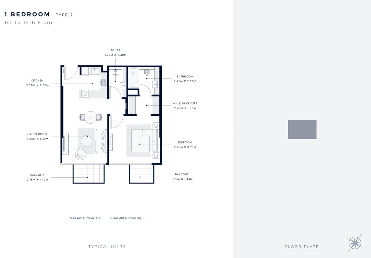 Floor Plans Azizi Grand Apartments at Dubai Sports City