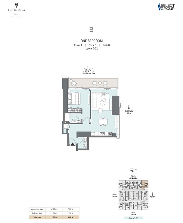 Type B, Unit 02, Levels 7-22