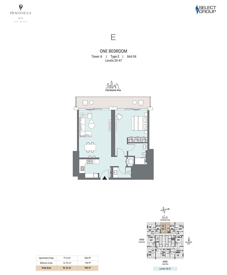 Type E, Unit 04, Levels 24-47