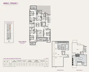 Middle Typology 1, Second, Third and Fourth Floor
