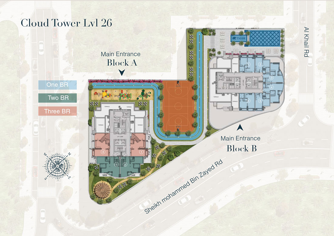 One, Two and Three BR, Level 26