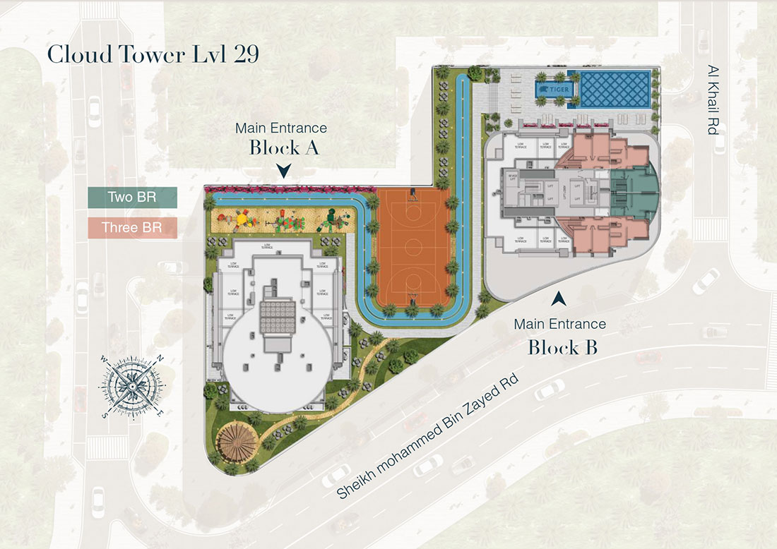 Two and Three BR, Level 29