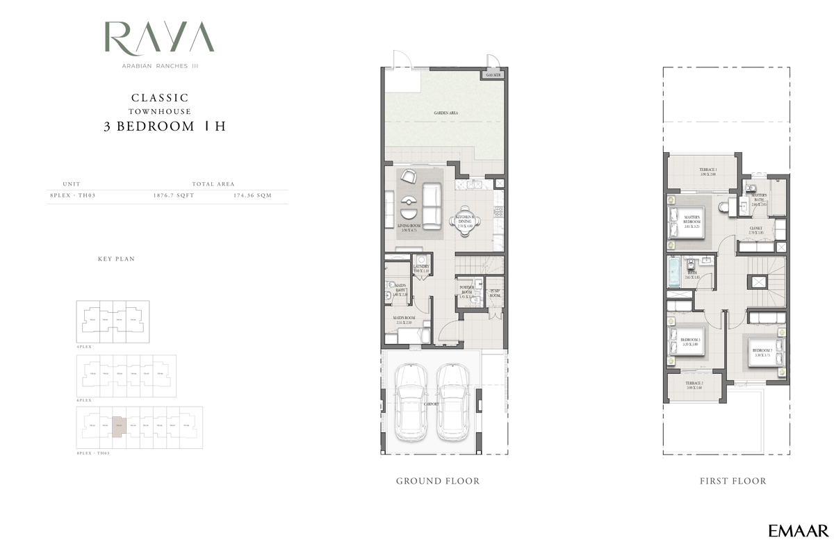 Classic Townhouse - H, Unit 8 Plex - TH03