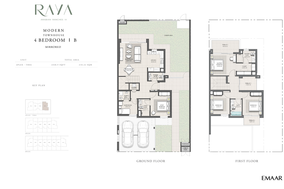 Modern Townhouse - B, Unit 4 Plex - TH04