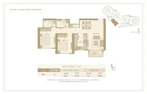 Flat No 3, 2 BHK