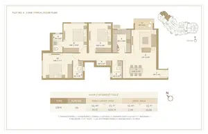 Flat No 5, 3 BHK