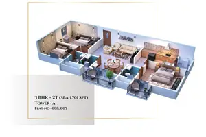 Flat 8, 9