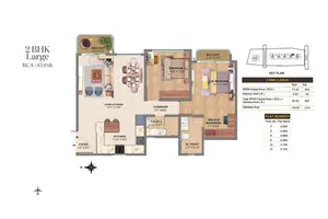 2 BHK, Large 2