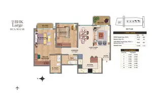 2 BHK, Large