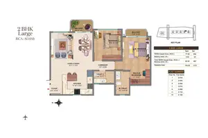 2 BHK, Large