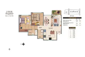 2 BHK, Regular