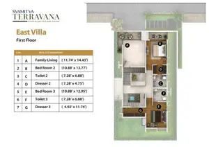 East Row Villa, First Floor