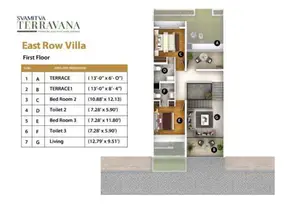 East Row Villa, First Floor