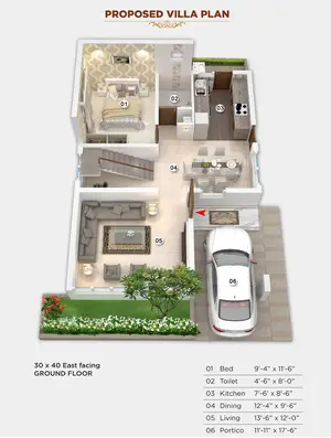 Proposed Villa Plan
