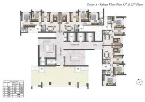 Refuge Floor Plan 15th & 22nd Floor