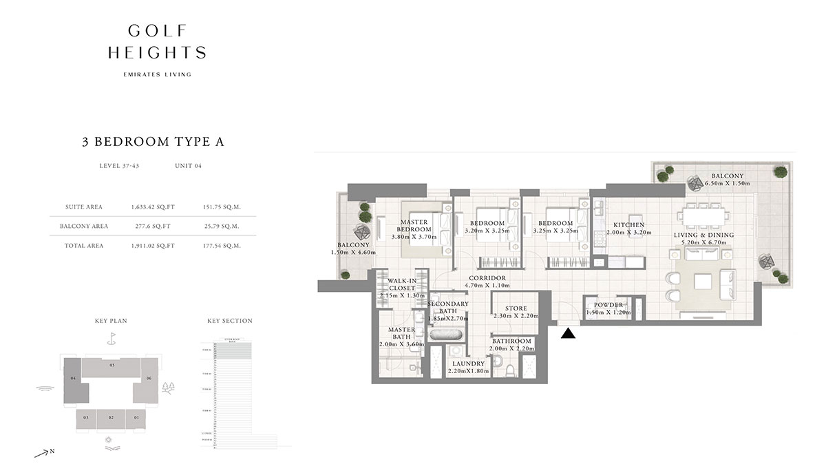 Type A, Level 37-43, Unit 04