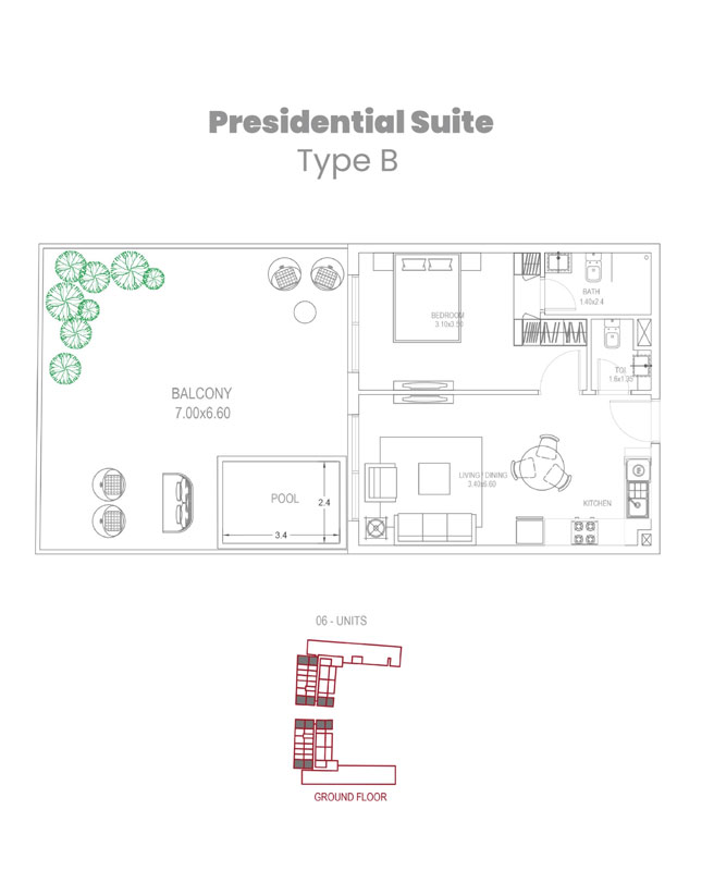 Presidential Suite, Type B