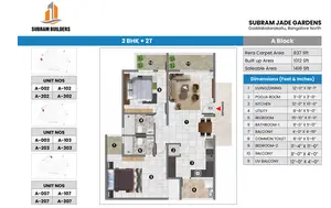 2 BHK, Block A