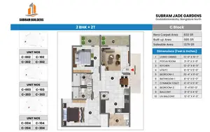2 BHK, Block C