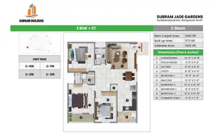 3 BHK, Block C
