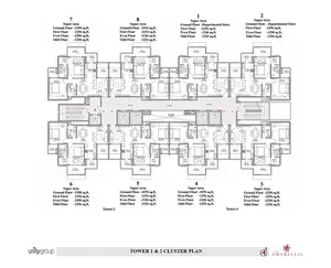 Tower 1 & 2 Cluster Plan