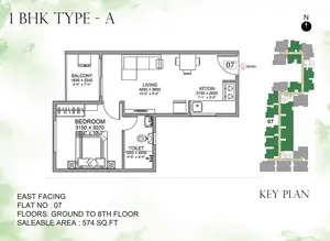 Type A, Ground To 8th Floor