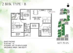 Type B, 1st To 8th Floor