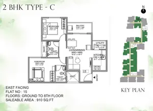 Type C, Ground To 8th Floor