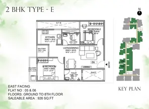 Type E, Ground To 8th Floor
