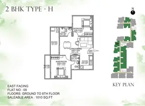 Type H, Ground To 8th Floor