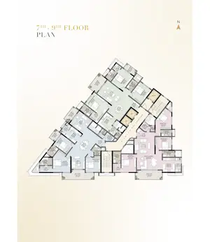 7th To 9th Floor Plan