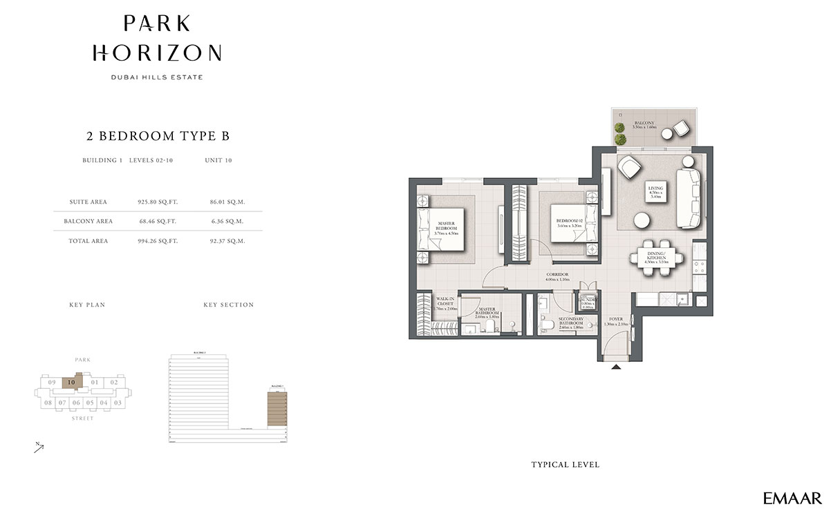 Type B, Levels 02-10, Unit 10