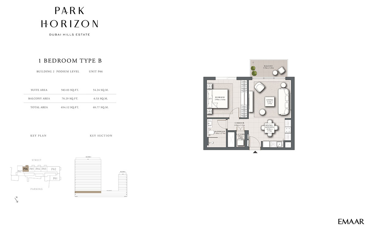 Type B, Podium Level, Unit P06