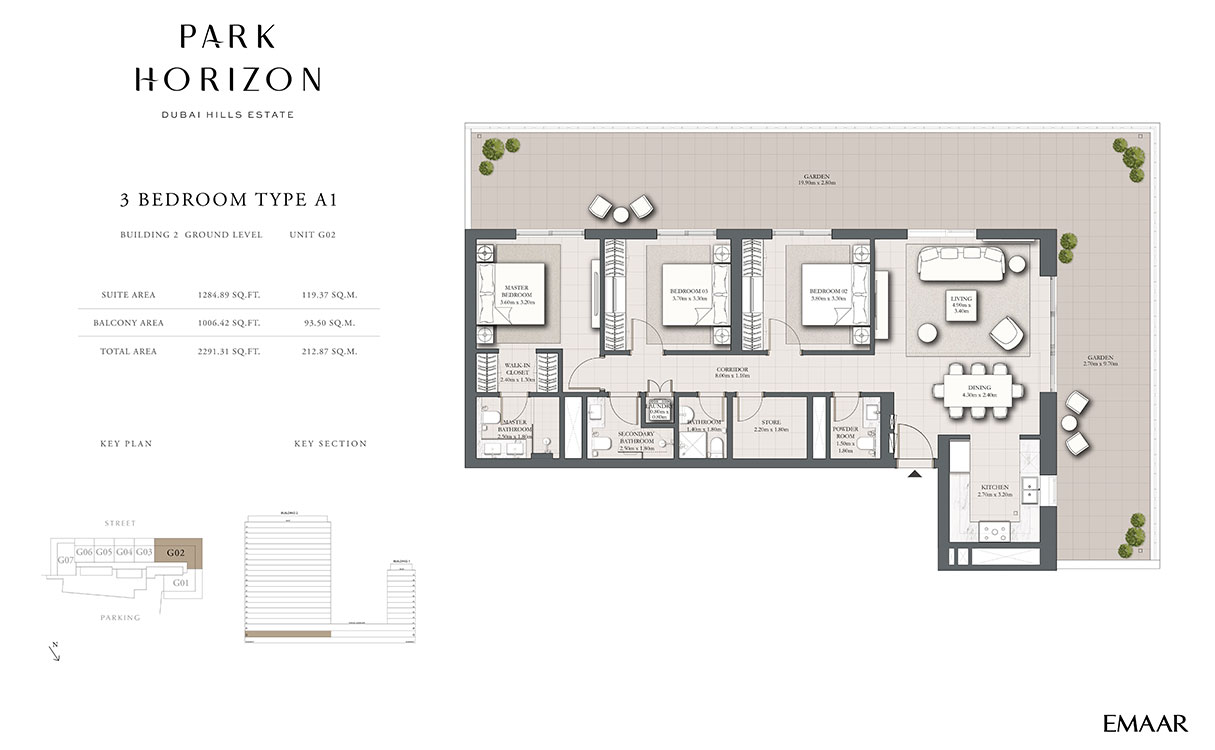 Type F1, Ground Level, Unit G02