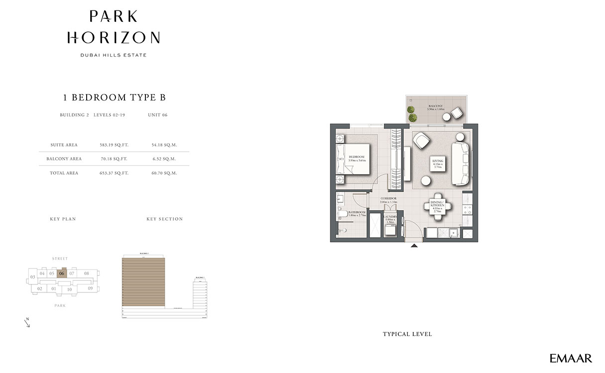 Type B, Levels 02-19, Unit 06