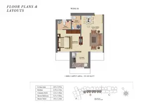 Floor Plans & Layouts, Wing B