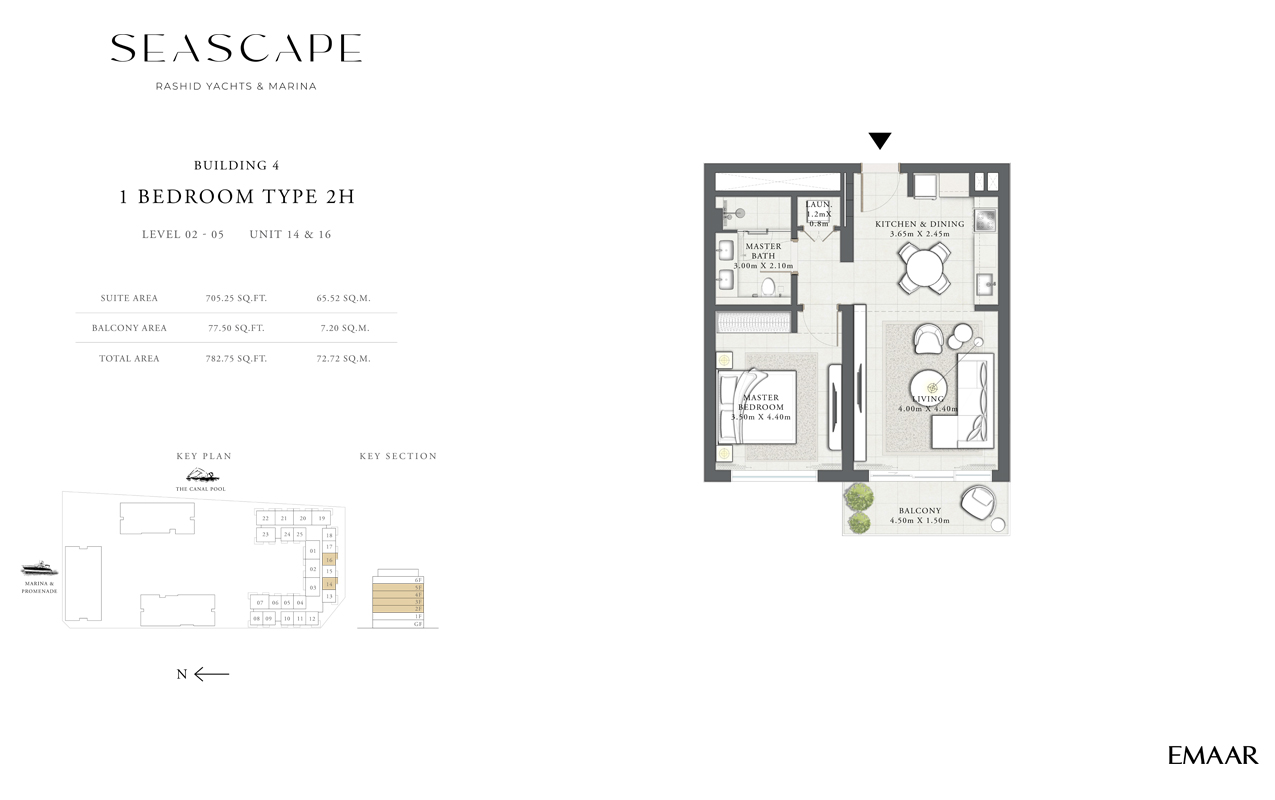 Type 2H, Level 02-05, Unit 14 & 16