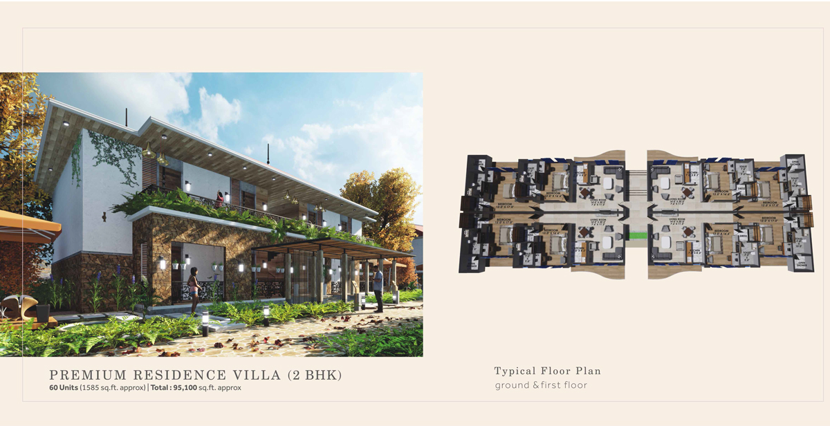 Premium Residence Villa, Typical Floor Plan