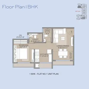 1 BHK- Flat No-1