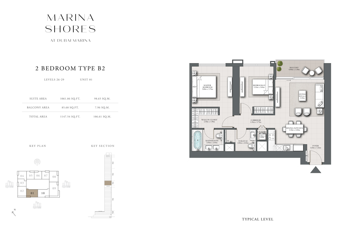 Type B2, Level 26-29, Unit 1
