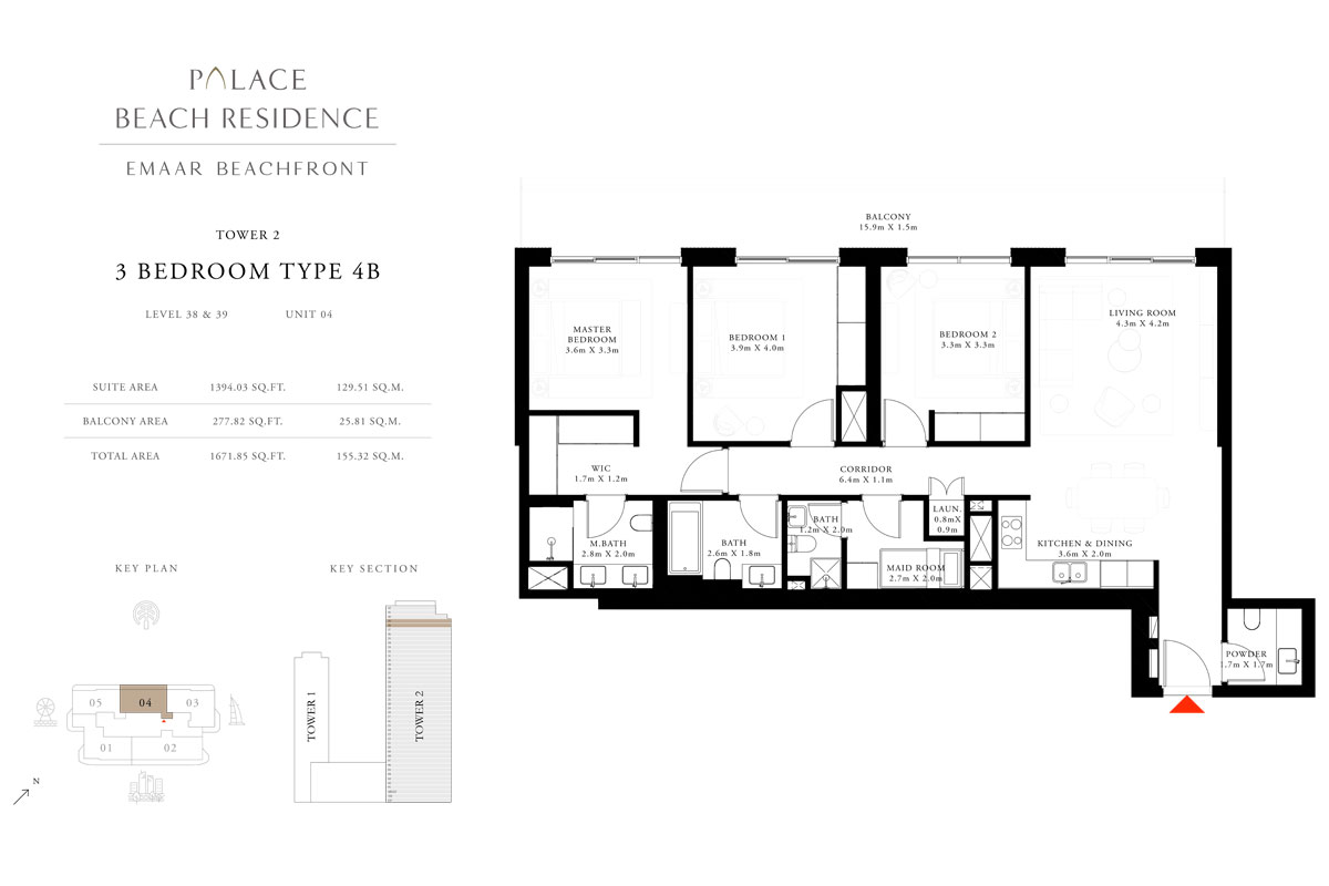 Type 4B, Level 38 & 39, Unit 04