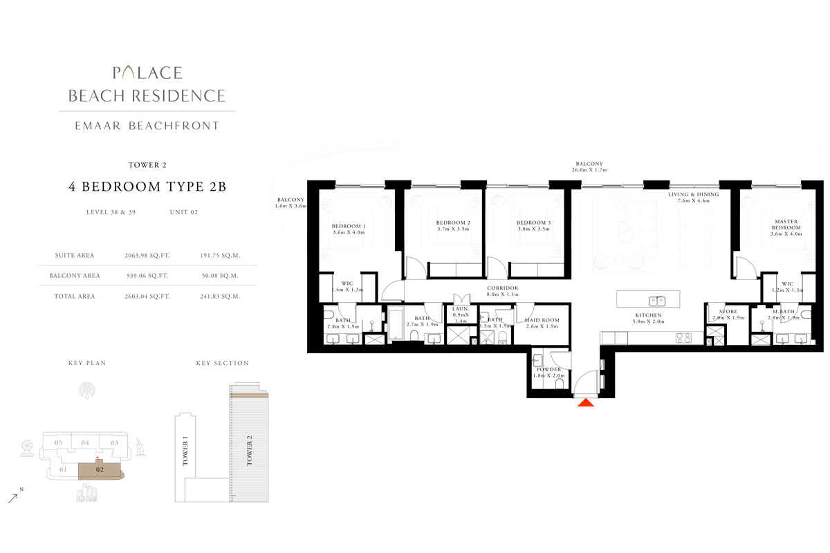 Type 2B, Level 38 & 39, Unit 02