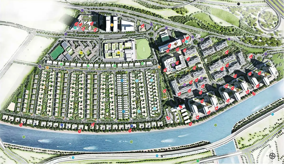 Water Canal Villas Master Plan