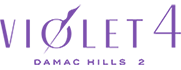 Violet 4 at Damac Hills 2 Logo