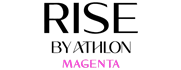 Rise by Athlon Magenta Tower Logo