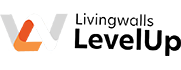 Living Walls Level Up Logo